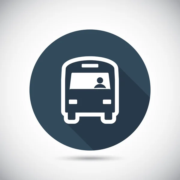 Diseño de icono de autobús — Vector de stock