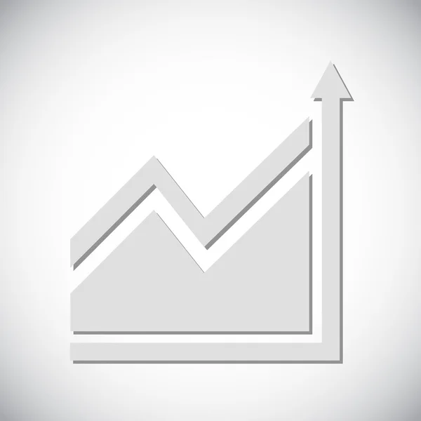 Infografica, icona del grafico — Vettoriale Stock