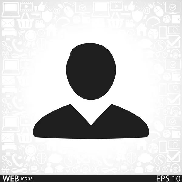 Business man icon — Stock Vector