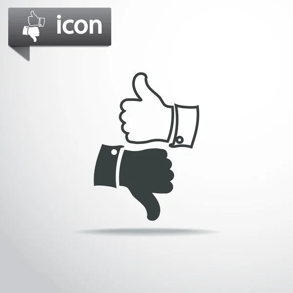 Like Dislike icons set — Stock Vector