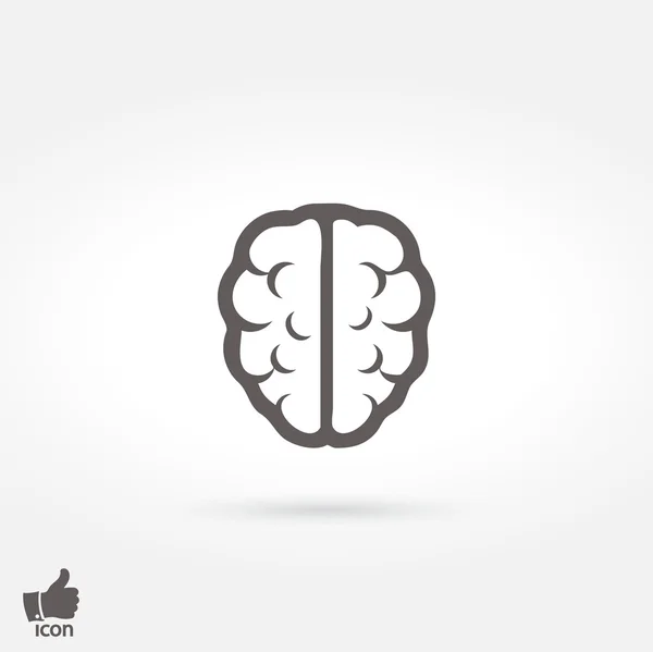Icône du cerveau — Image vectorielle
