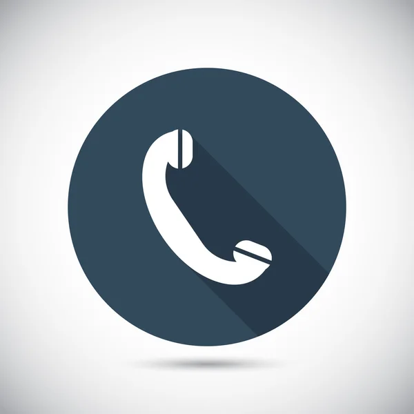 Telefon, flaches Symbol — Stockvektor