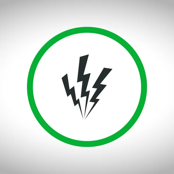 Lightning icon — Stock Vector