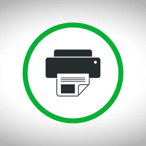 Printer pictogram ontwerp — Stockvector