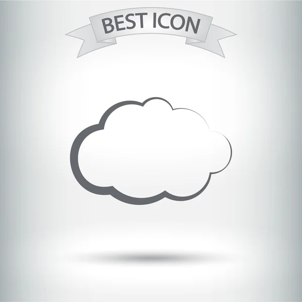 Icono de nube — Vector de stock