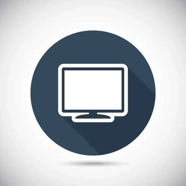 Monitor icon design — Stock Vector