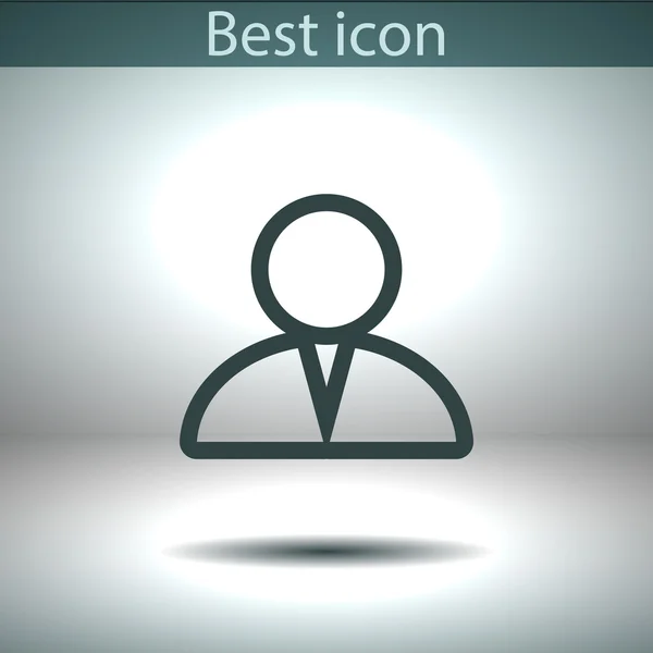 ビジネスマンアイコン — ストックベクタ