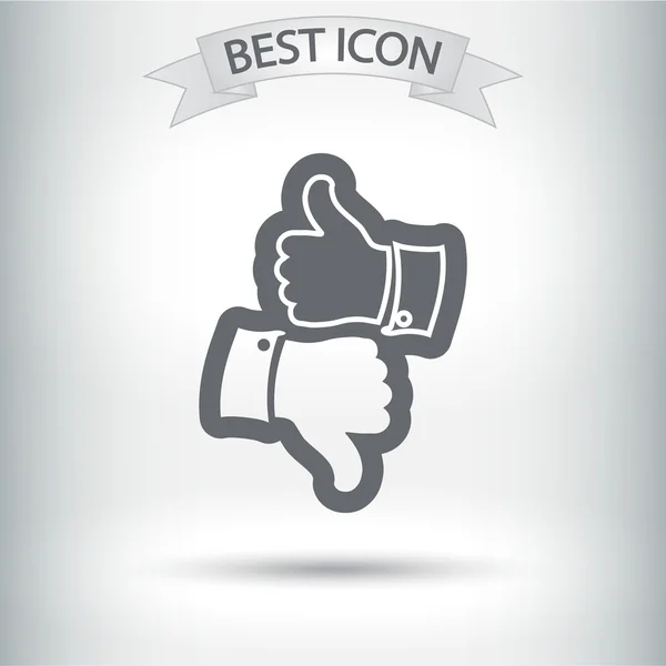 Thumb up icons — Stock Vector