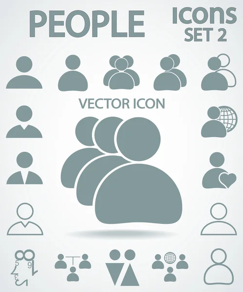 Business man pictogrammenset — Stockvector