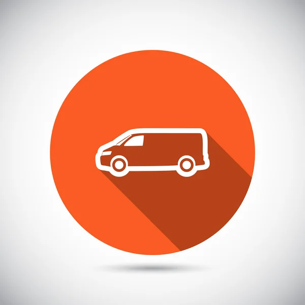 Vrachtwagen Flat Icon — Stockvector