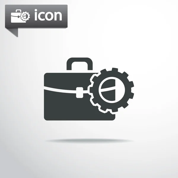 Conception icône mallette — Image vectorielle