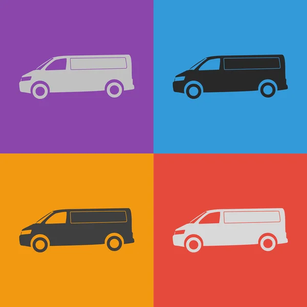 Vrachtwagen Flat Icon — Stockvector