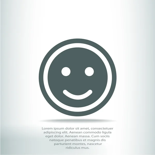 Smile Icon illustration — Stock Vector