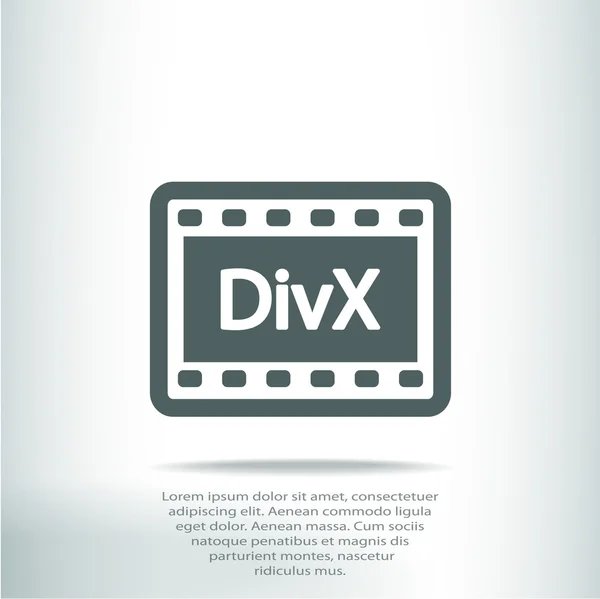 Divx 视频图标 — 图库矢量图片