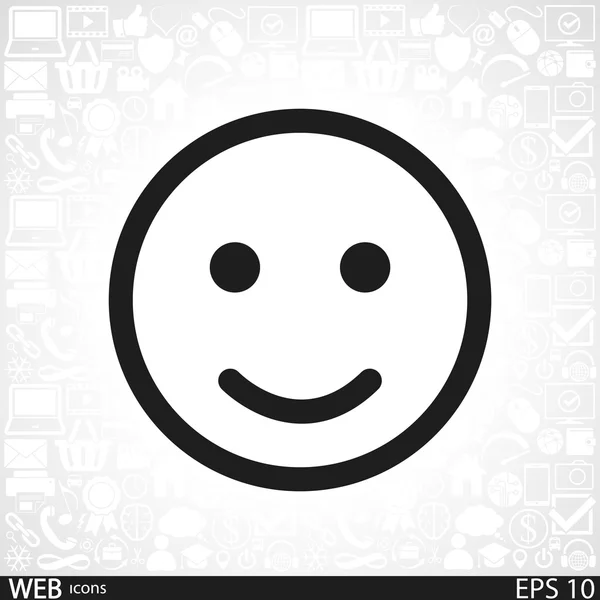 Smile Icon design — Stock Vector