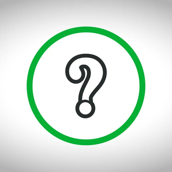 Question mark sign icon — Stock Vector