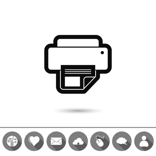 Printer pictogram ontwerp — Stockvector