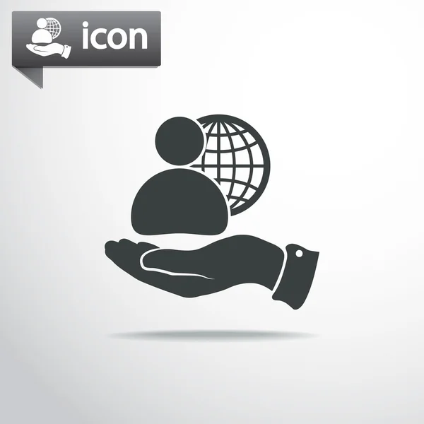 Icono del hombre de negocios — Vector de stock