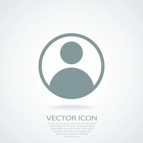 Icono del hombre de negocios — Vector de stock