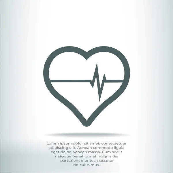 Hart pictogram — Stockvector