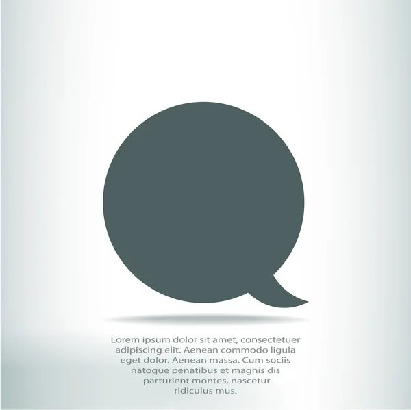 Bande dessinée bulles de parole icône — Image vectorielle