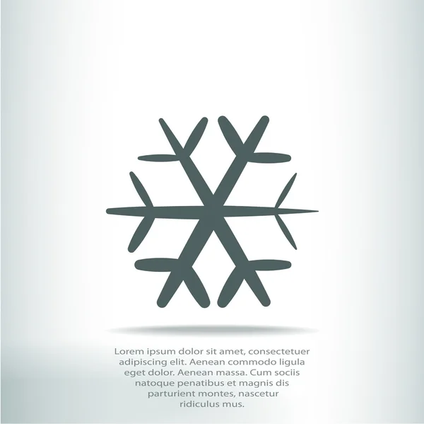 Snowflake icon — Stock Vector