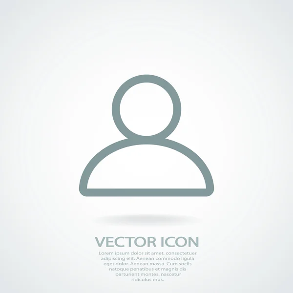 Business man icon — Stock Vector