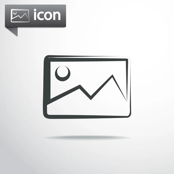 Diseño de icono de fotografía — Vector de stock