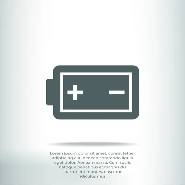 Batterij lading pictogram — Stockvector