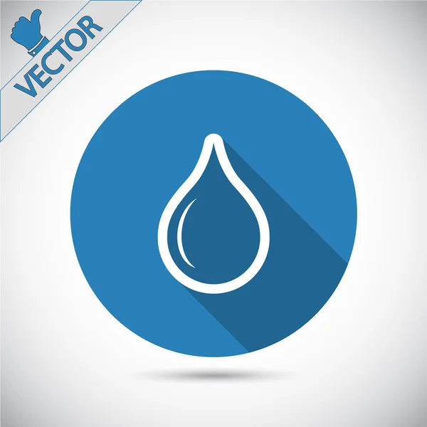 Drop icon — Stock Vector