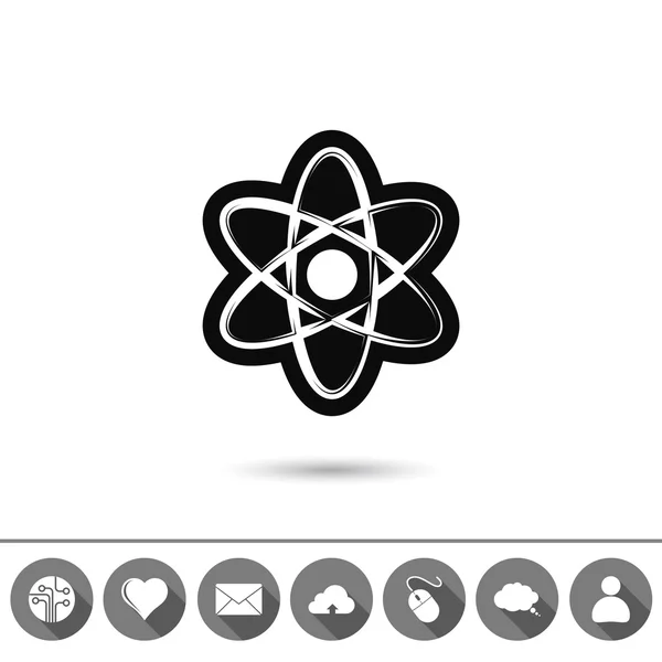 Atom icon — Stock Vector