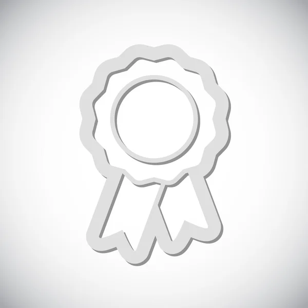 Distintivo com ícone de fitas —  Vetores de Stock