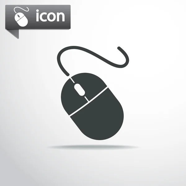 Icono del ratón ordenador , — Vector de stock