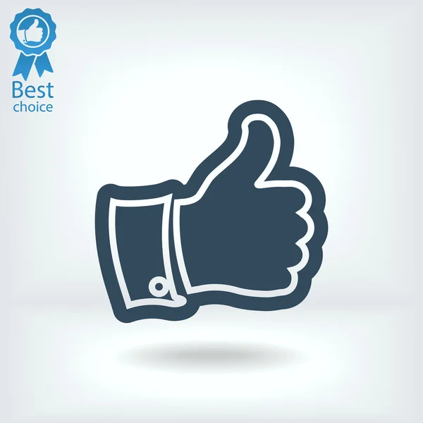 Thumb up icon — Stock Vector