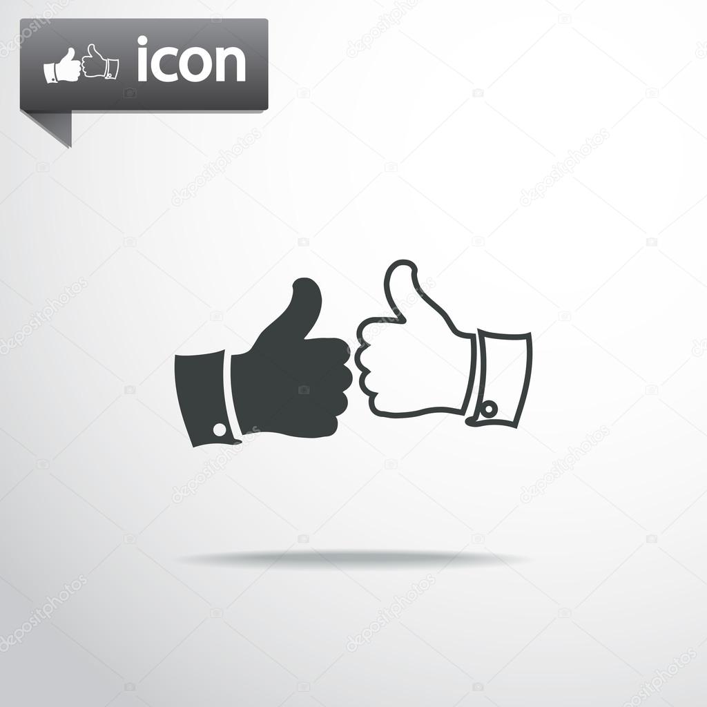 Like Dislike icons set