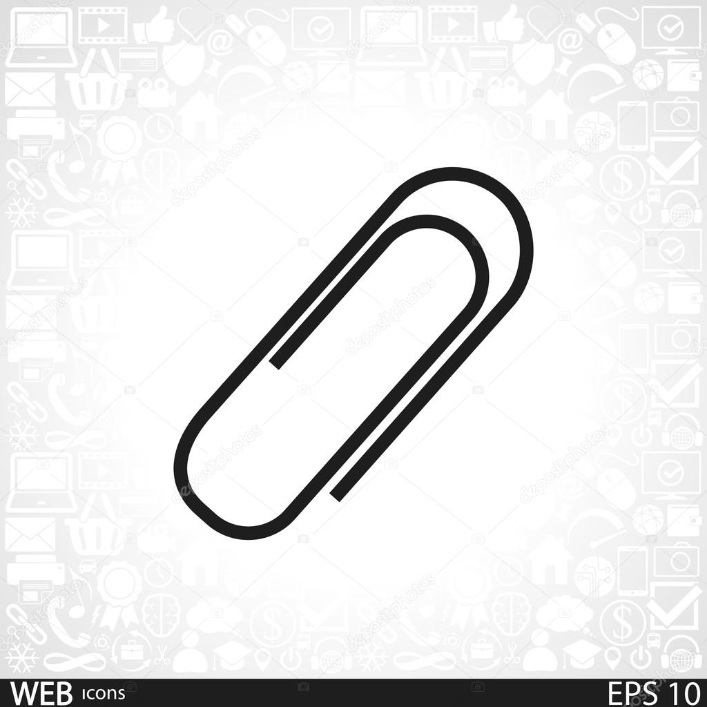 Paper clip icon
