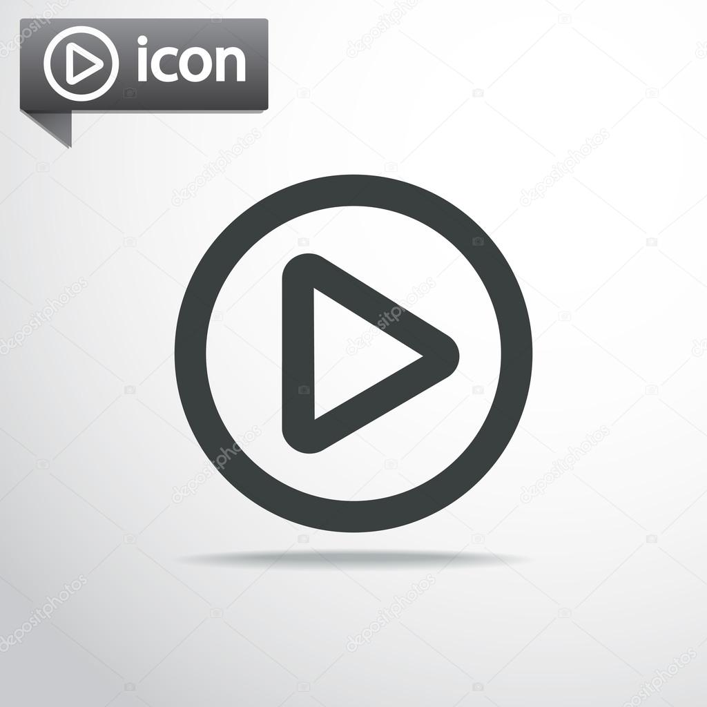 再生ボタン Web アイコン ストックベクター C Best3d 59782533