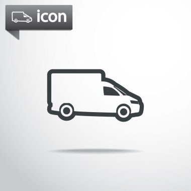 Kamyon simgesi tasarım