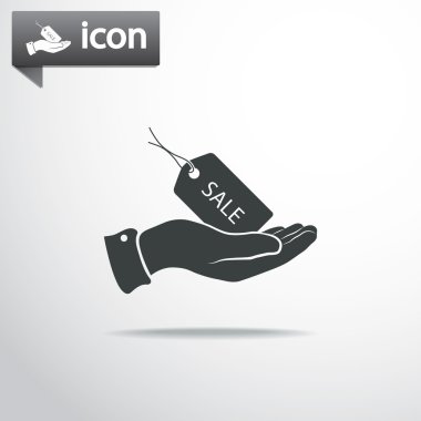 Etiketi simgesi tasarım