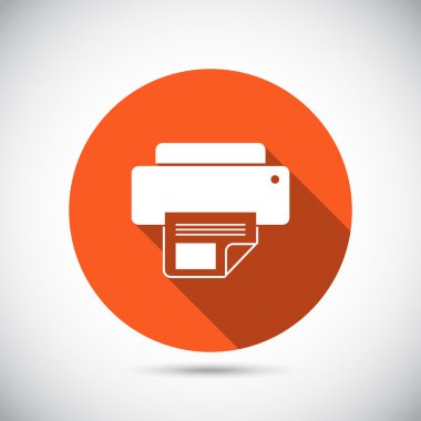 Yazıcı simgesi tasarım