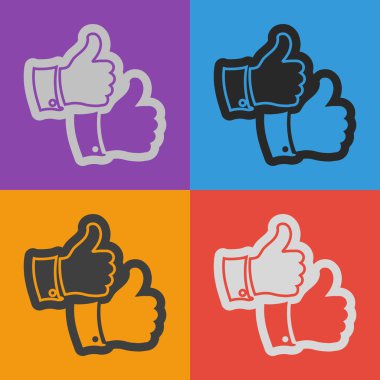 Simge gibi. Düz tasarım stili