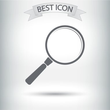 Arama simgesi. Düz tasarım