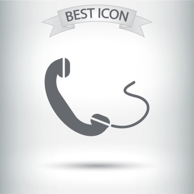 Telefon Düz Simgesi