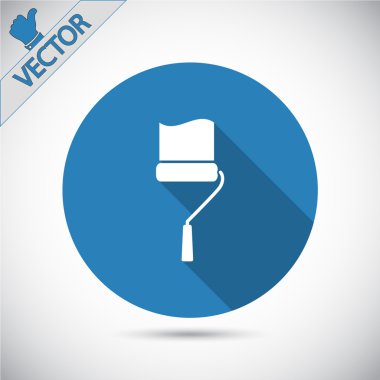 Silindir simge düz tasarım stil