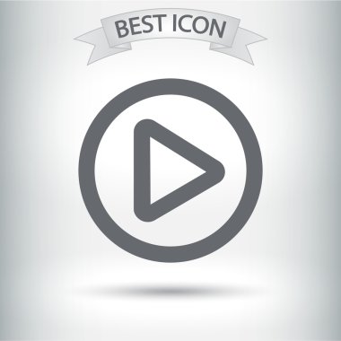 düğme web simgesi oynamak