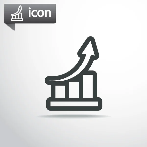 Infographic, chart icon — Stock Vector