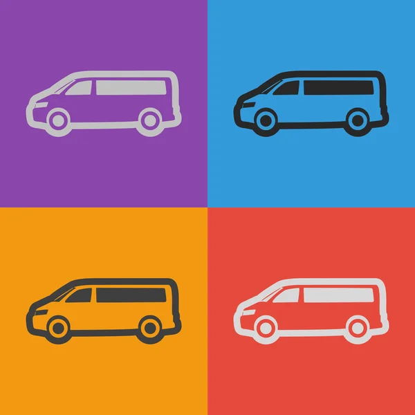 Vrachtwagen Flat Icon — Stockvector