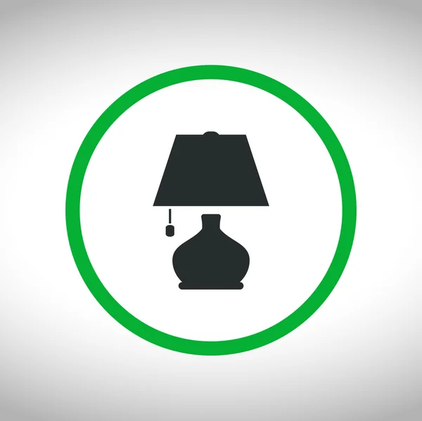 Pictogram design lamp — Stockvector