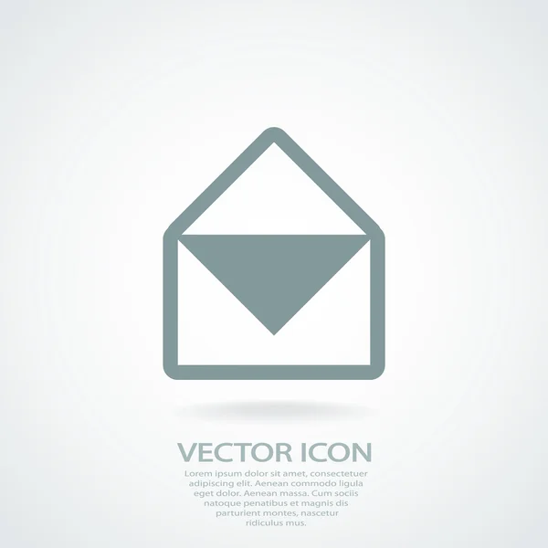 Ikon surat amplop - Stok Vektor