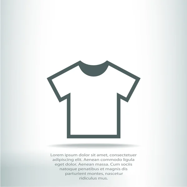 Icône T-shirt icône — Image vectorielle